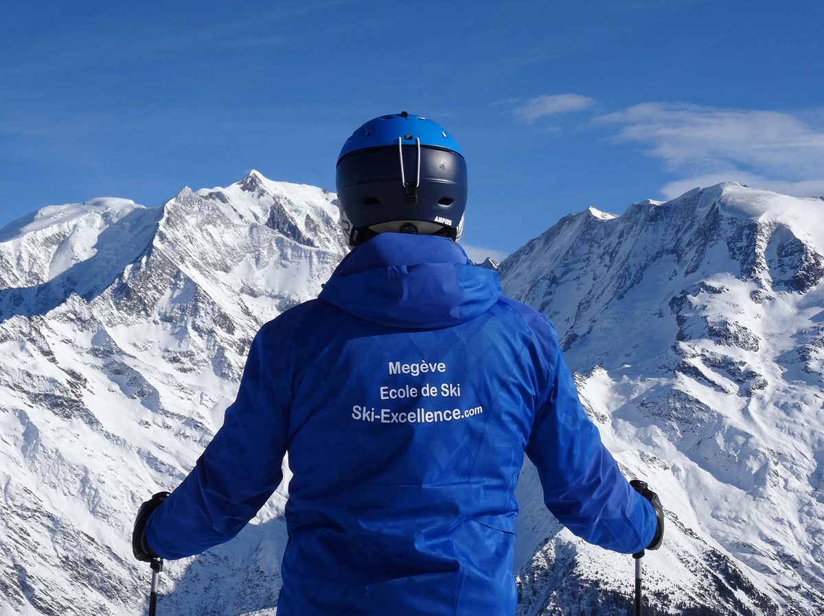 Moniteur Ski Excellence face au Mont-Blanc, Megève